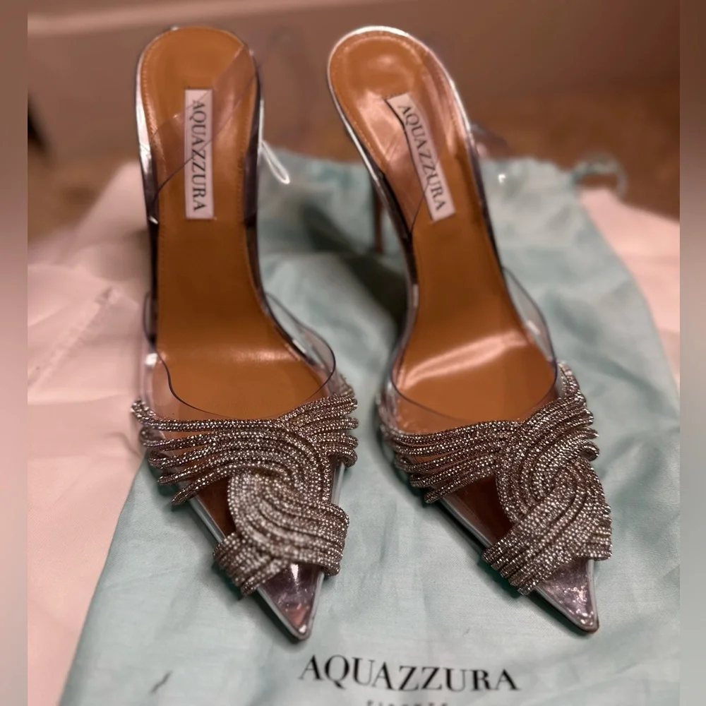 AQUAZZURA
Gatsby 105 Slingback Heel - Picture 1 of 7